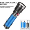 新品30W白光+黄光潜水 远射手电筒