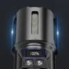 e4d140016a7f80a639c8ea597a941ef2 New Cross-Border Product: 30W LED Ultra-Bright Long-Range Multifunctional Digital Battery Level Display White Laser Detachable Camping Lamp