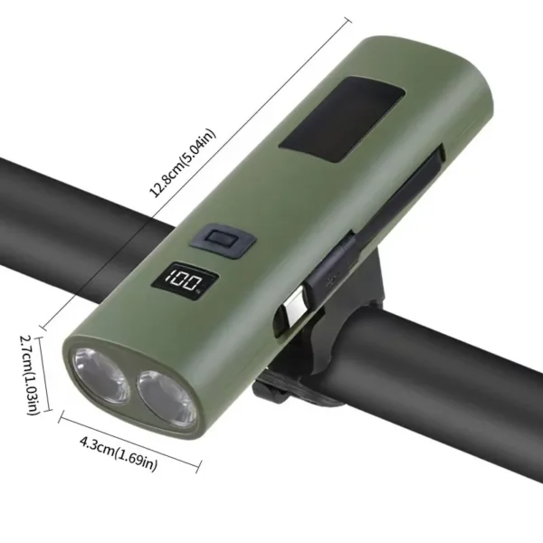 fc9a66195c05930061a4a7adced801f5 New Multi-Functional Power Bank LED Bicycle Light with Built-in Charging Cable – High-Intensity Light for Outdoor Cycling